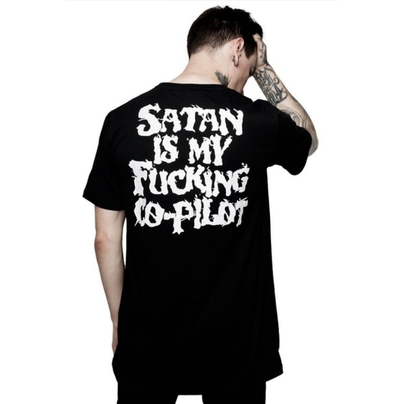 Killstar x Rob Zombie ✦ Copilot Tee ✦ M & XL Black Short Sleeve Unisex NWT - Picture 2 of 4
